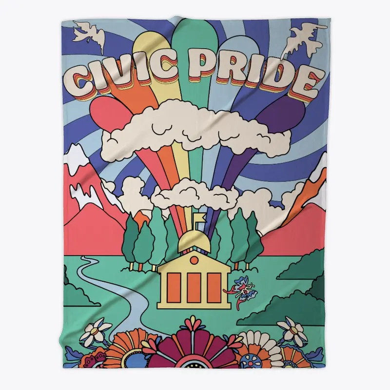 Civic Pride Retro Poster