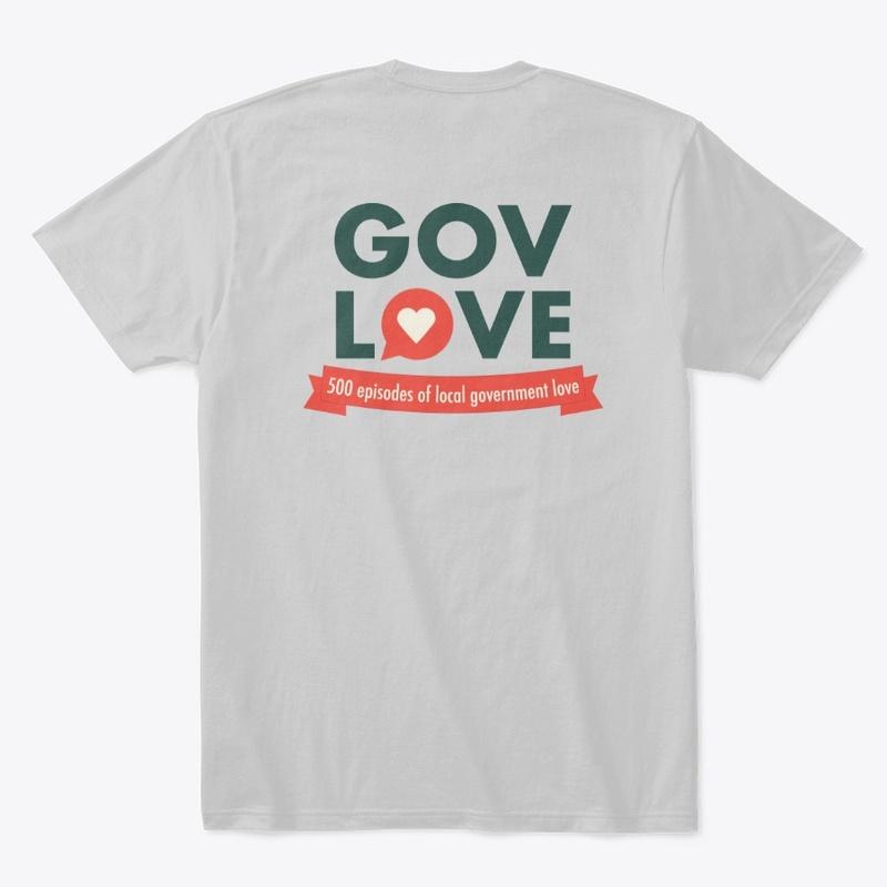 GovLove 500th Episode Logo & Back Print